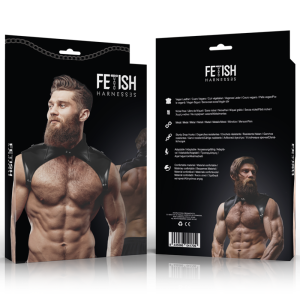 Fetish Submissive Verstelbare Halsharnas van Ecoleder voor Heren Fetish Submissive Verstelbare Halsharnas van Ecoleder voor Heren - Afbeelding 2