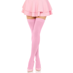 Leg Avenue Dijenkousen van nylon in roze Leg Avenue Dijenkousen van nylon in roze - Afbeelding 4