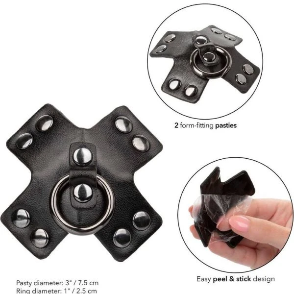 Calexotics Euphoria O-Ring Brustwarzenabdeckungen Schwarz