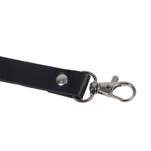 Subblime Körperharness aus Leder mit Kettendetails, schwarz – Bild 7