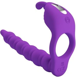 Pretty Love Blackney Penisring met Prostaatvibrator, Silicone