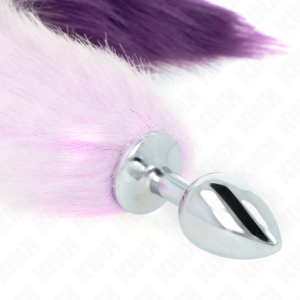 Kink Analplug mit Kunststoffschwanz Größe S Lila Kink Analplug mit Kunststoffschwanz Größe S Lila – Bild 4