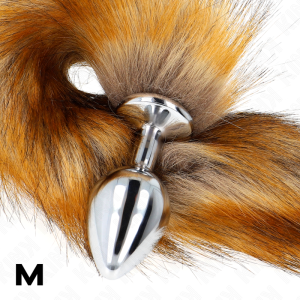 Kink Anaalplug met Kunststaart Medium Bruin Kink Anaalplug met Kunststaart Medium Bruin - Afbeelding 4