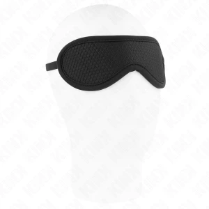 Kink oogmasker met schubbenstructuur en zwarte randafdekking