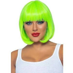 Leg Avenue fluoreszierende Bob-Perücke in Neongrün
