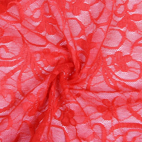 Subblime kantbabydoll met verstelbare bandjes rood S/M