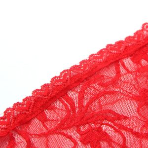 Subblime kantbabydoll met verstelbare bandjes rood S/M Subblime kantbabydoll met verstelbare bandjes rood S/M - Afbeelding 8