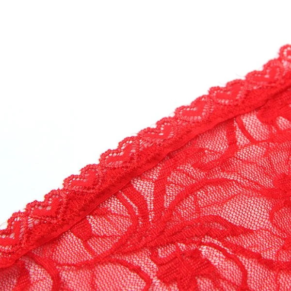 Subblime kantbabydoll met verstelbare bandjes rood S/M