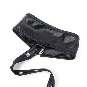 Subblime Bondage-jurk van leer, zwart, S/M Subblime Bondage-jurk van leer, zwart, S/M - Afbeelding 8