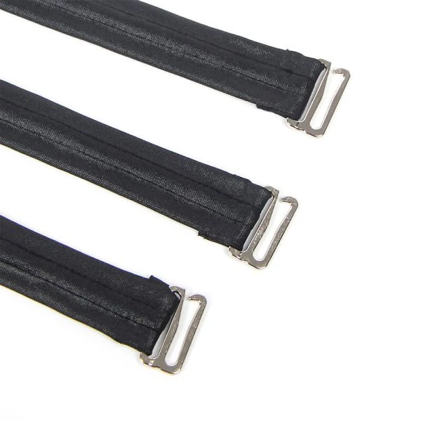 Subblime Bondage-jurk van leer, zwart, S/M
