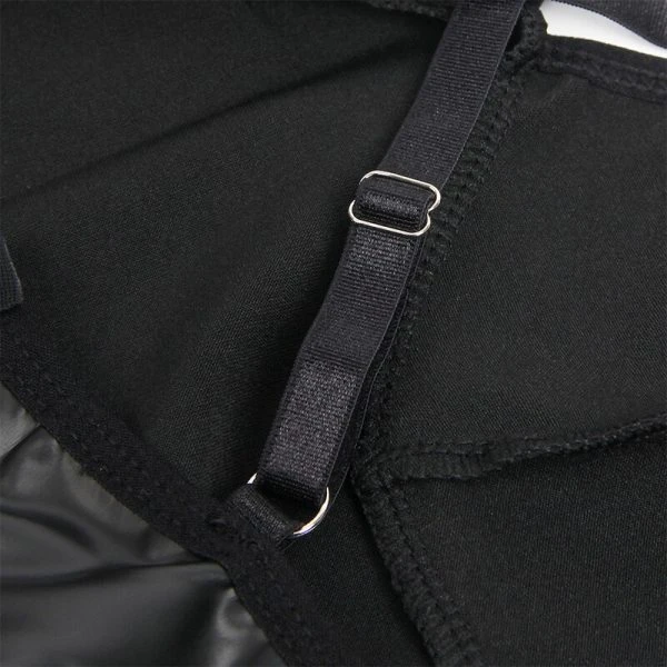 Subblime Jurk met zwarte leren bandjes S/M