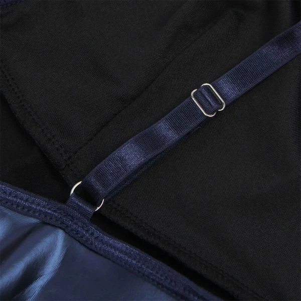 Subblime jurk met blauwe leren bandjes L/XL Subblime jurk met blauwe leren bandjes L/XL
