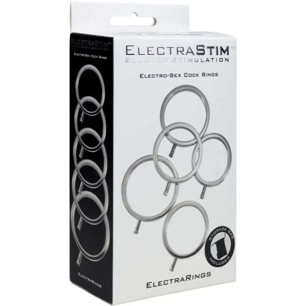 Electrastim Metalen Penisringen 5-Pack voor Elektrostimulatie Electrastim Metalen Penisringen 5-Pack voor Elektrostimulatie