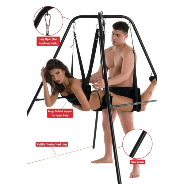 Hidden Desire Extreme Lovers Sexschommel met frame, vrijstaand