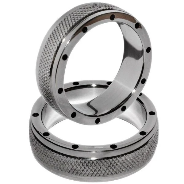 Metal Hard Penisring van staal voor penis en ballen, 50 mm