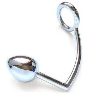 Metal Hard Cockring met Anaalhaak 40 mm Metal Hard Cockring met Anaalhaak 40 mm - Afbeelding 1