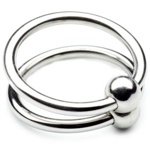 Metal Hard Dubbele Stalen Ring 30 mm Cockring Metal Hard Dubbele Stalen Ring 30 mm Cockring - Afbeelding 2