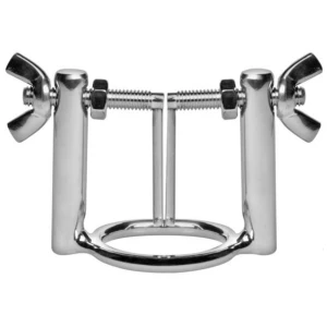 Metal Hard Glans Ring with Urethral Dilator Press Made of Stainless Steel
