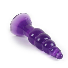 Baile Anaalplug met golfvorm 17 cm paars Baile Anaalplug met golfvorm 17 cm paars - Afbeelding 2