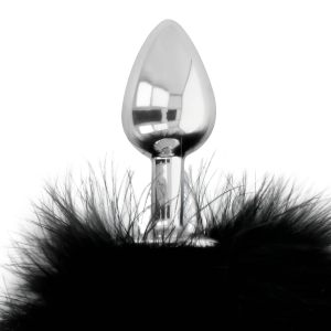 Darkness Anale plug met staart, 7 cm totale lengte Darkness Anale plug met staart, 7 cm totale lengte - Afbeelding 3