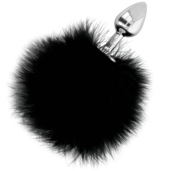 Darkness Anale plug met staart, 7 cm totale lengte