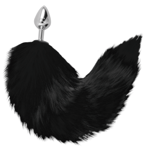 Darkness Anaalplug met zwarte staart, 8 cm Darkness Anaalplug met zwarte staart, 8 cm - Afbeelding 2