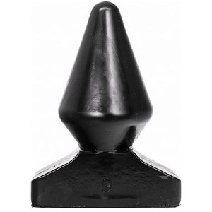 All Black Anaalplug met 9 cm diameter, PVC All Black Anaalplug met 9 cm diameter, PVC - Afbeelding 2