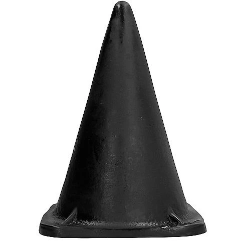 All Black Anaalplug Driehoekige Plug 30 x 18 cm