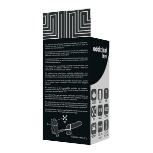 Addicted Toys Anaalplug met dubbele zwarte ring en trilling Addicted Toys Anaalplug met dubbele zwarte ring en trilling - Afbeelding 6