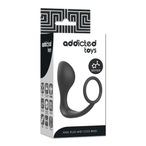 Addicted Toys Anaalplug met zwarte siliconenring voor beginners Addicted Toys Anaalplug met zwarte siliconenring voor beginners - Afbeelding 6
