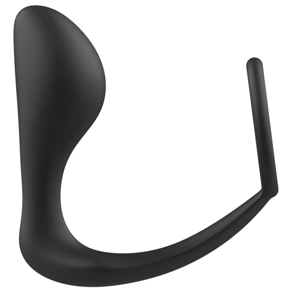 Addicted Toys Anaalplug met zwarte siliconenring voor beginners Addicted Toys Anaalplug met zwarte siliconenring voor beginners