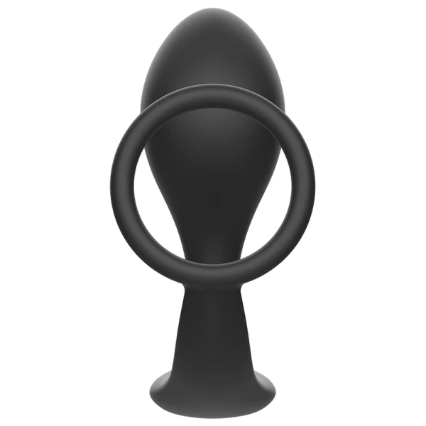 Addicted Toys Anaalplug met zwarte siliconenring voor beginners Addicted Toys Anaalplug met zwarte siliconenring voor beginners