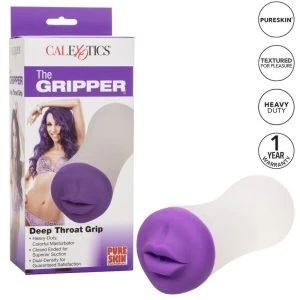 Calexotics Deep Throat Grip Masturbator with Vibration