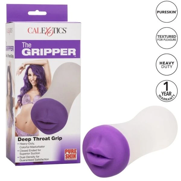 Calexotics Deep Throat Grip Masturbator met Vibratie
