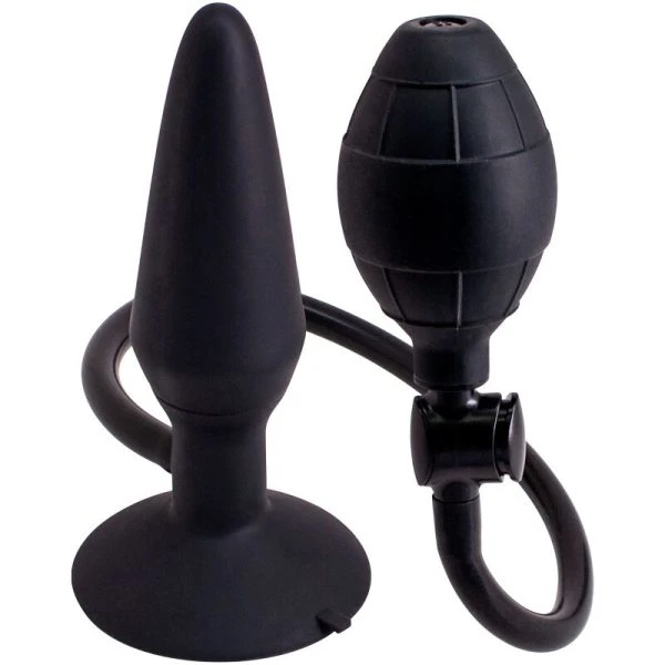 Seven Creations opblaasbare anale plug van siliconen, M