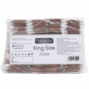 Pasante Condooms King Size Zak 144 Stuks, 60 mm Nominale Breedte Pasante Condooms King Size Zak 144 Stuks, 60 mm Nominale Breedte - Afbeelding 1