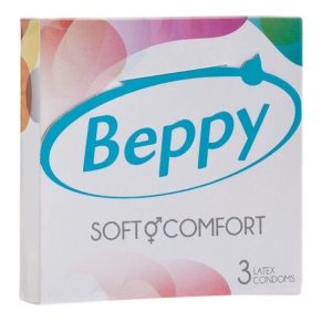 Beppy Weich & Komfort Condooms – 3 stuks, latex Beppy Weich & Komfort Condooms – 3 stuks, latex - Afbeelding 1