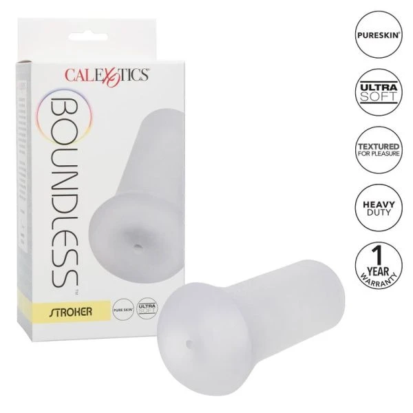 Calexotics Boundless Stroker Masturbator met trilling, transparant