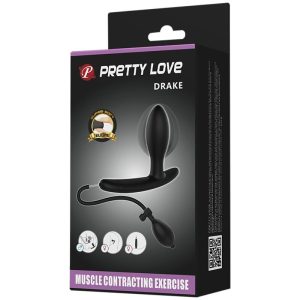 Pretty Love Drake opblaasbare anale plug van siliconen, zwart Pretty Love Drake opblaasbare anale plug van siliconen, zwart - Afbeelding 4
