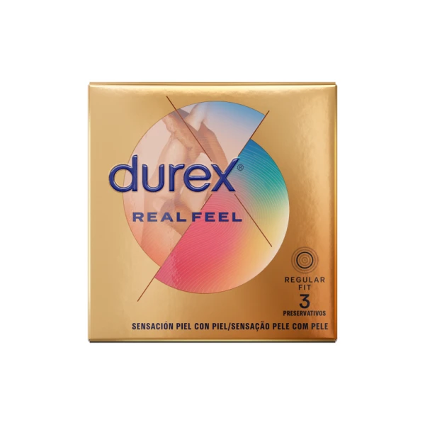 Durex RealFeel Condooms 3 stuks latexvrij huidgevoel