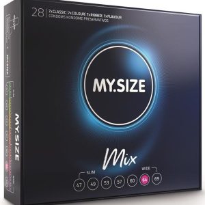 My Size Mix Condooms 64 mm 28 stuks in 4 varianten My Size Mix Condooms 64 mm 28 stuks in 4 varianten - Afbeelding 1
