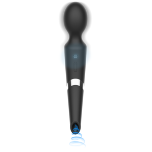 Black&silver Beck Stabvibrator met zuigfunctie siliconen Black&silver Beck Stabvibrator met zuigfunctie siliconen - Afbeelding 2