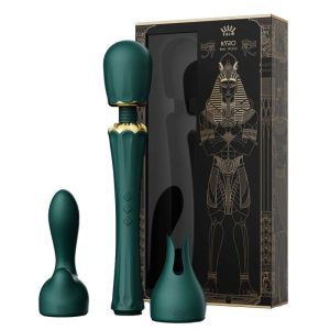 Zalo Kyro Toverstaf Vibrator met Siliconen Opzetstukken Groen Zalo Kyro Toverstaf Vibrator met Siliconen Opzetstukken Groen - Afbeelding 13