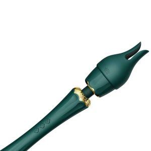 Zalo Kyro Toverstaf Vibrator met Siliconen Opzetstukken Groen Zalo Kyro Toverstaf Vibrator met Siliconen Opzetstukken Groen - Afbeelding 11