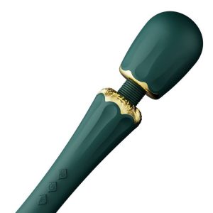 Zalo Kyro Toverstaf Vibrator met Siliconen Opzetstukken Groen Zalo Kyro Toverstaf Vibrator met Siliconen Opzetstukken Groen - Afbeelding 5