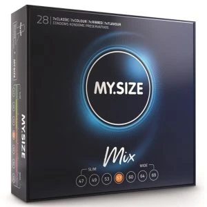My Size Mix Kondome 57 mm 28 Stück in 4 Varianten