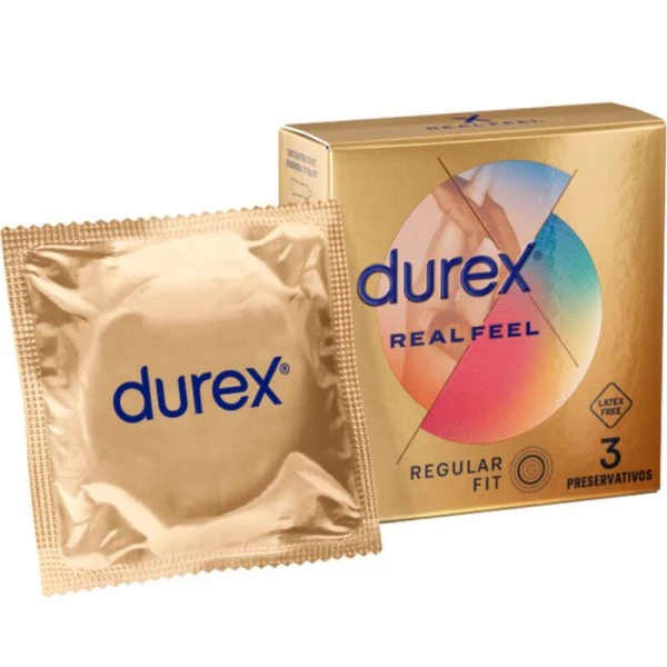 Durex RealFeel Condooms 3 stuks latexvrij huidgevoel