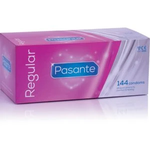 Pasante Normal Condooms 144 stuks glad met reservoirtip