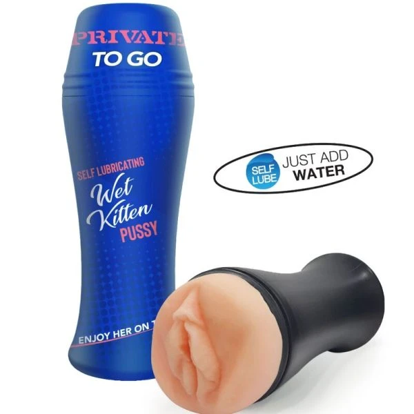 Private Masturbator Wet Kitten Self Lube To Go, zelf-smerend