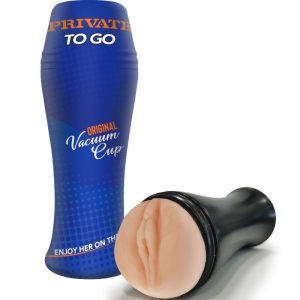 Private Masturbator Vacuumbeker To Go voor onderweg Private Masturbator Vacuumbeker To Go voor onderweg - Afbeelding 1